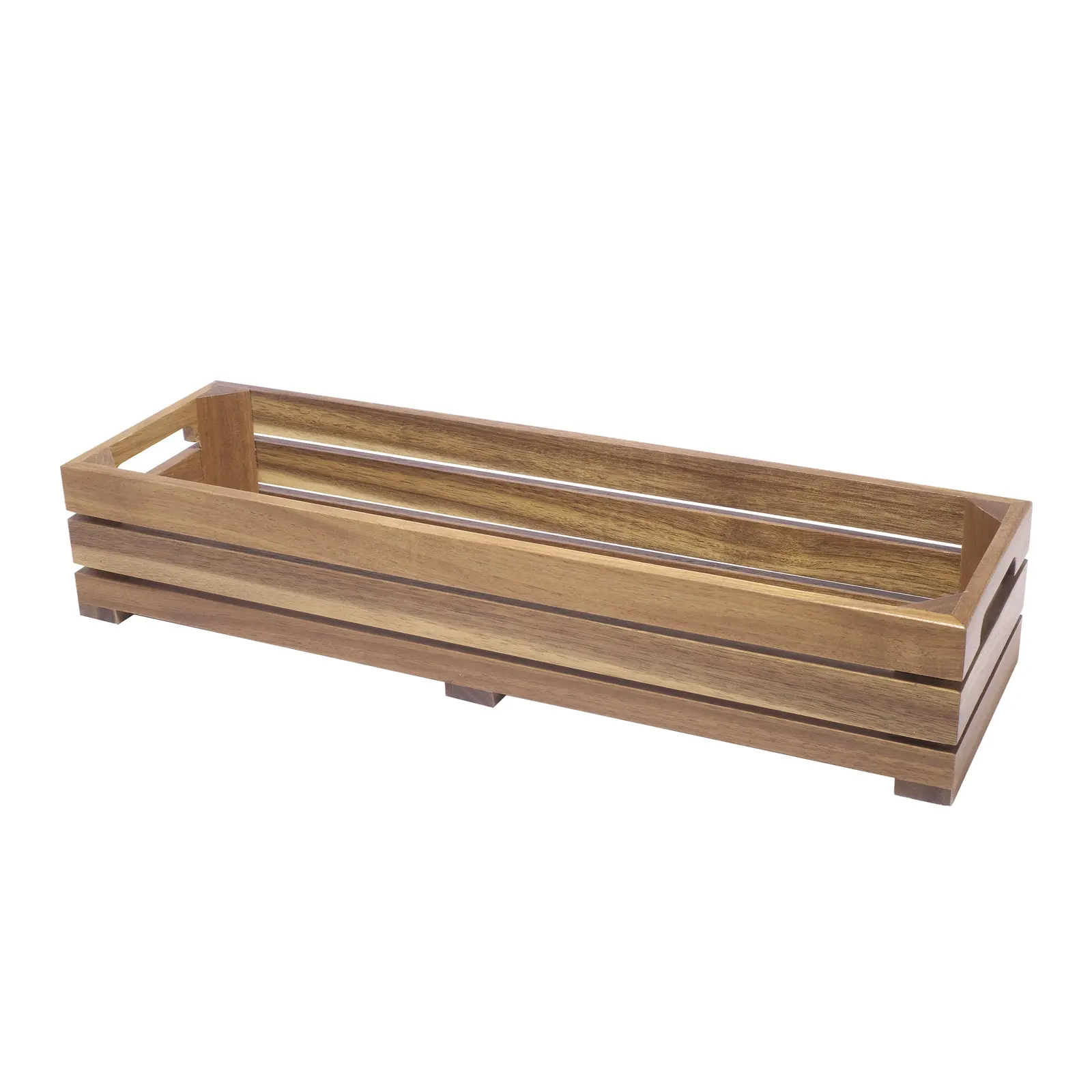 BUFFET ACACIA CASSETTA LISTELLO GN 2/4 H.10